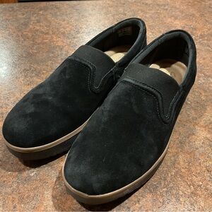 Women’s Preowned Black Clarks Suede Size 9 Shoes